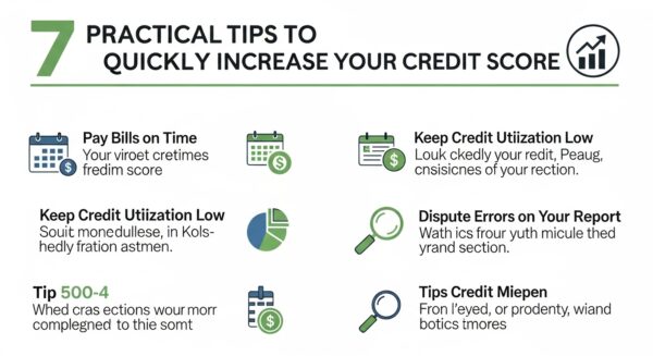 7 Dicas Práticas para Aumentar o Score de Crédito Rapidamente