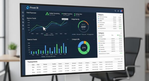 Dashboard de Controle de Gastos no Power BI: Visualize e Gerencie Suas Finanças