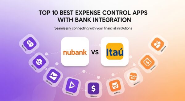 Top 10 Melhores Apps de Controle de Gastos com Integração Bancária: Nubank e Itaú